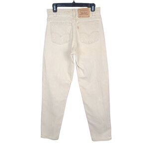 Vintage Levi's Jeans Men's 28x30 550 Relaxed Fit Tapered Khaki Tan Made In USA